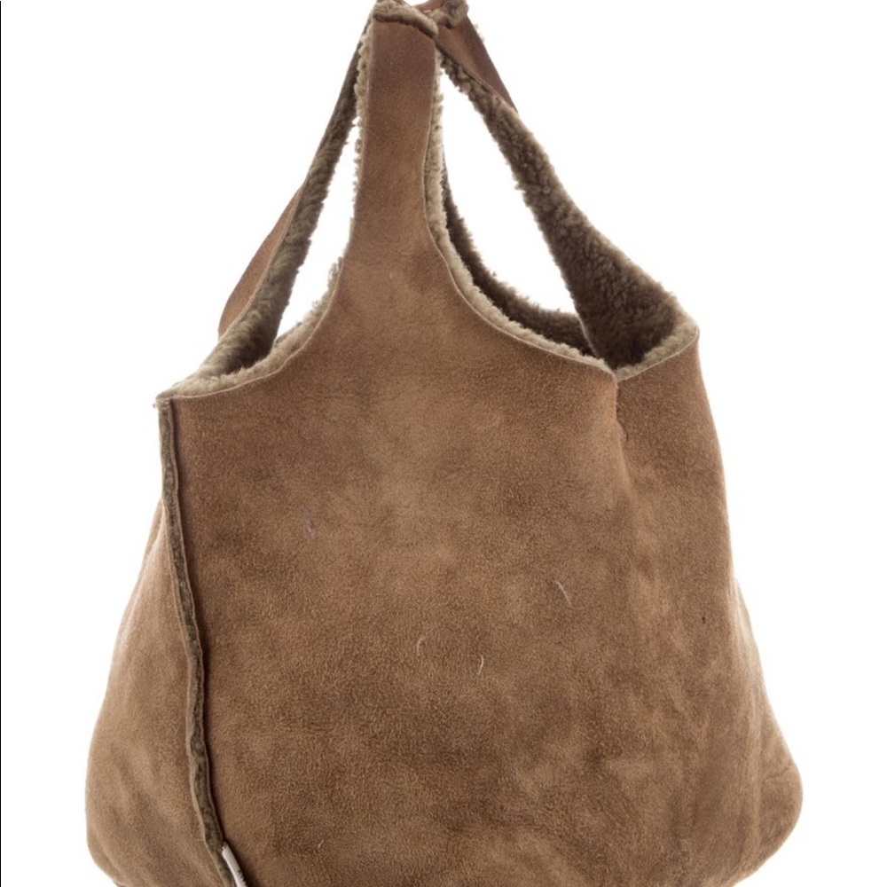 Miu Miu Shearling Handle Bag - image 2